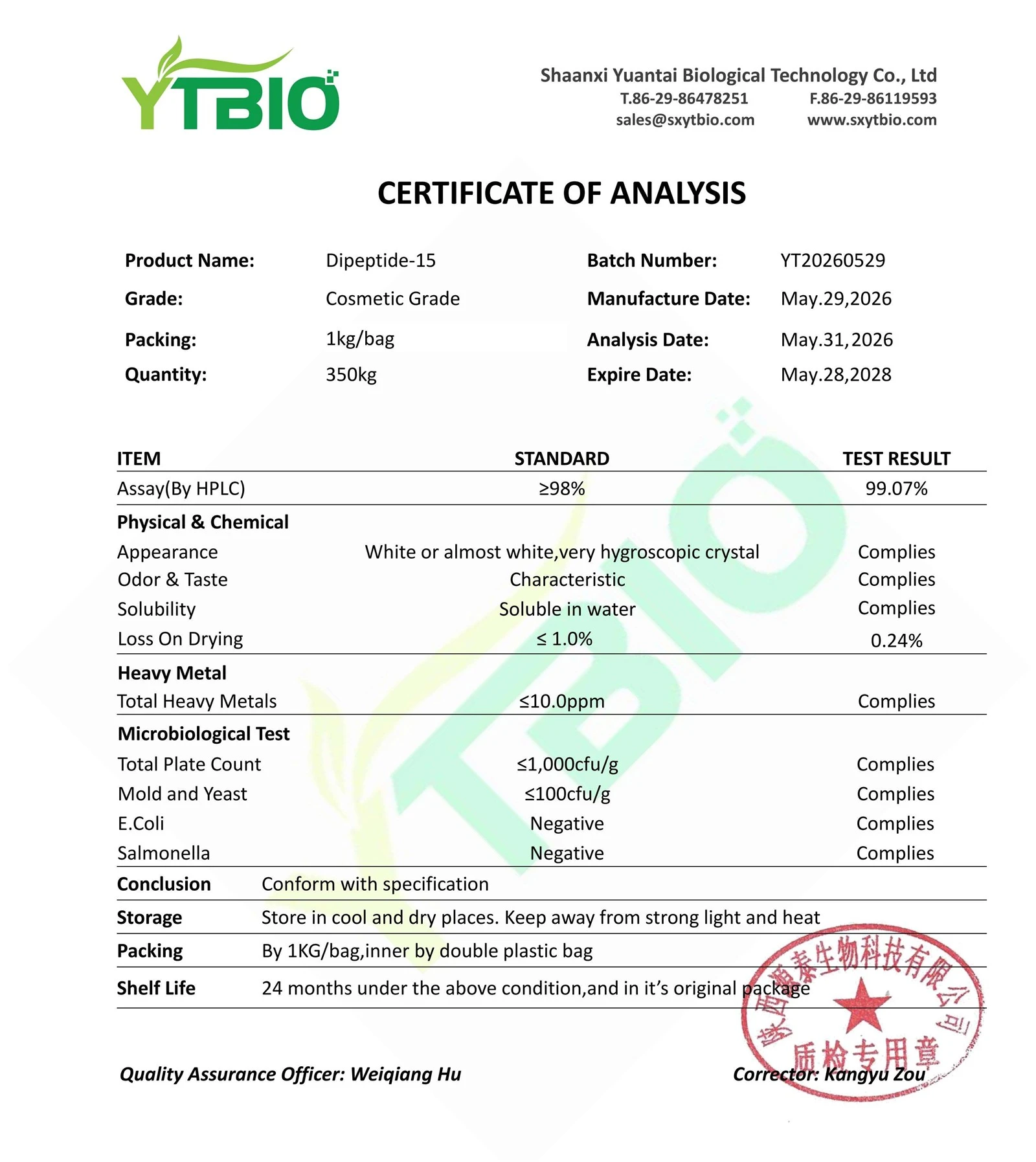 YTBIO-COA-Dipeptide-15 98%-Latest_01_